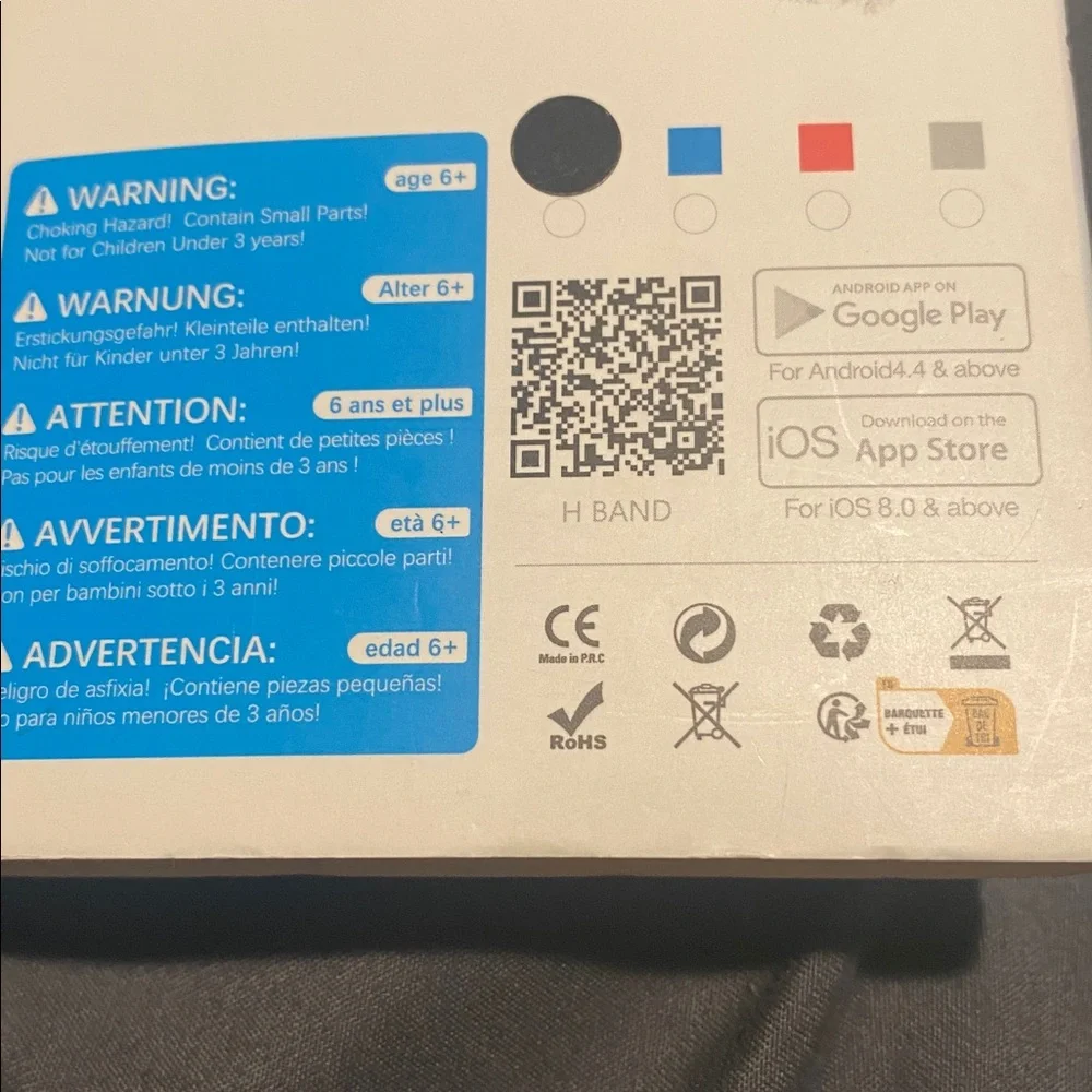 Smart Watch with Black Band